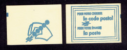 Lot De 2 Carnets Fermés - Code Postal 75116 Paris 16 - Autres & Non Classés