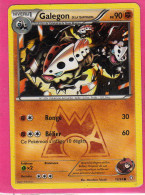 Carte Pokemon Francaise 2015 Xy Double Crisis 13/34 Galegon 90pv Occasion - XY