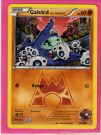 Carte Pokemon Francaise 2015 Xy Double Crisis 12/34 Galekid 60pv Neuve - XY