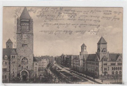 39071205 - Posen / Poznan. Partie Am Schlossplatz. 1914 Feldpost Leichte Buege Unten Rechts, Sonst Gut Erhalten - Polonia