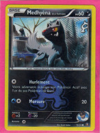 Carte Pokemon Francaise 2015 Xy Double Crisis 16/34 Medhyena 90pv Brillante Bon Etat - XY