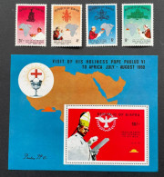 NIGERIA BIAFRA 1969 - NEUF**/MNH - SERIE COMPLETE - Mi 40 / 43 + BF2 - YT 35 / 38 - PAPE PAUL VI - Nigeria (1961-...)