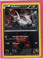 Carte Pokemon Francaise 2015 Xy Double Crisis 17/34 Medhyena 60pv Bon Etat - XY