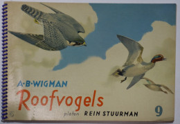 ROOFVOGELS  N° 9  - BOEK MET INGESTOKEN KAARTEN.  25 X 17 CM    MOOIE STAAT  ZIE AFBEELDINGEN - Altri & Non Classificati