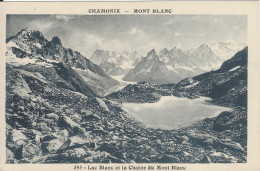 74 CHAMONIX MONT BLANC LAC BLANC MASSIF DU MONT BLANC Editeur COUTTET  Auguste N° 395 - Chamonix-Mont-Blanc