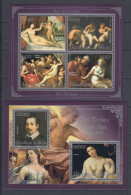 Benin 2013 - Peinture - D'art Erotique - GUIDO RENI - BL + BF  - MNH - Nudi