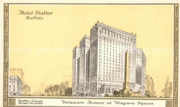 13550953 Buffalo_New_York Hotel Statler Illustration - Sonstige & Ohne Zuordnung