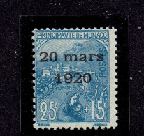 MONACO - N° 40 ** TB - Unused Stamps