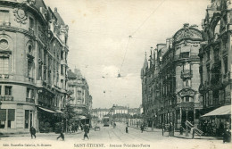 CPA -  SAINT ETIENNE - AVENUE DU PRESIDENT FAURE (1916) - Saint Etienne