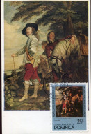 X0229 Dominica, Maximum 1983, Painting Of Anton Van Dyck, Karl I. King Of England,charles I. - Autres & Non Classés