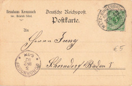 Bahnpost (Ambulant; R.P.O./T.P.O.) Metz-Bingerbrück (ZA2483) - Brieven En Documenten