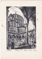 MILANO - CARTOLINA  - CHIOSTRO S. MARIA DELLE GRAZIE- VIAGGIATA PER COMO - 1957 - Milano (Milan)