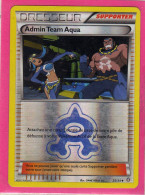 Carte Pokemon Francaise 2015 Xy Double Crisis 25/34 Admin Team Aqua Brillante Occasion - XY