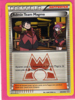 Carte Pokemon Francaise 2015 Xy Double Crisis 29/34 Admin Team Magma Bon Etat - XY