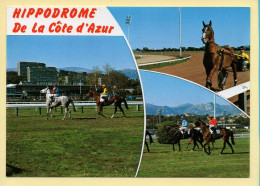 Chevaux : Hippodrome De La Côte D'Azur / 3 Vues / Cagnes-sur-Mer (voir Scan Recto/verso) - Pferde