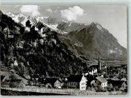 11016605 - Schloss Vaduz  Und Der Ort 1956 Foto AK - Liechtenstein