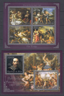 Benin 2013 - Peinture - D'art Erotique - PIETRO DA CORLONA - BL + BF  - MNH - Aktmalerei