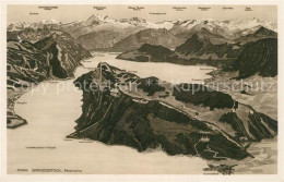 13530913 Buergenstock Vierwaldstaettersee Panorama Alpen Aus Der Vogelperspektiv - Autres & Non Classés
