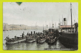 62 BOULOGNE SUR MER N°27 Escadrille De Torpilleurs Navires De Guerre En 1907 Bateaux à Vapeur Cargo VOIR DOS - Boulogne Sur Mer