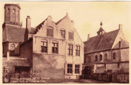 FURNES - VEURNE - Cour De L'hotel De Ville - Achtergevel Van Het Stadhuis - Veurne