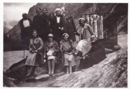 Photo Originale - 65 - CAUTERETS -  Lac De Gaube - Jeunes Femmes Du Pensionnat Des Ursulines De Beaugency - Aout 1931 - Identifizierten Personen