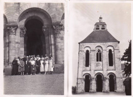 Photo Originale - 45 - Loiret -  Abbaye SAINT BENOIT De FLEURY - Lot 2 Photos - Juillet 1935 - Orte