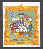 Disney Maldives 1995 Donalnd Duck And Family MS MNH - Disney