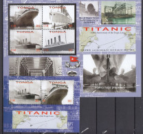 Tonga - TITANIC  - BL + BF  - MNH - Boten