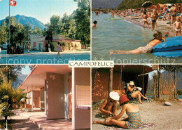 13518380 Tenero Lago Maggiore Camping Campofelice Gaststaette Badestrand Tenero  - Other & Unclassified