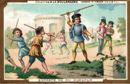 CHROMO CHICOREE A LA BOULANGERE CARDON DUVERGER CAMBRAI ENFANCE DE DU GUESCLIN - Thee & Koffie