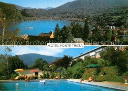 13517750 Ponte Tresa Motel Swimming Pool Lago Di Lugano Alpen Ponte Tresa - Autres & Non Classés