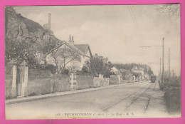 D37 - ROCHECORBON - LE QUAI - Tramway  - Rochecorbon