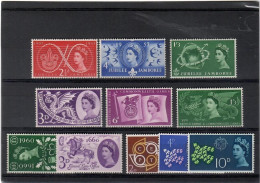 Gran Bretagna / England 1957/1961 Jubilee   **MNH / VF - Unused Stamps