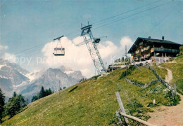 13516384 Engelberg OW Schwebebahn Ristis Brunni Bergbahn Berggasthof Engelberg O - Autres & Non Classés