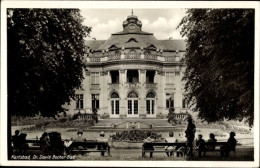 CPA Karlovy Vary Karlsbad Stadt, Dr. David Becher Bad, Parkbänke - Tchéquie