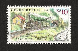 Czech Republic 2009 ⊙ Mi 594 Sc 3417 Eisenbahn. Railway Pardubice To Liberec. Tschechische Republik. C3 - Used Stamps