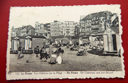 DE PANNE  -  LA PANNE  -   De Cabienen Aan Het Strand  - Les Cabines Sur La Plage - De Panne