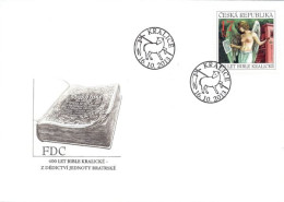 FDC 791 Czech Republic Kralice Bible Anniversary 2013 - Christianisme