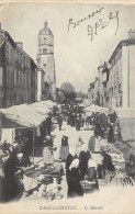 BAGE-le-CHATEL (Ain) - Le Marché - Précurseur Voyagé 190? (2 Scans) Pelletier à Flacé-les-Mâcon - Non Classificati