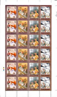 INDIA 2006 150 YEARS OF FIELD POST OFFICE, (FPO) FULL SHEET OF 6 SE-TENANT VERTICAL STRIPS MNH RARE - Unused Stamps