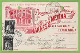 História Postal - Filatelia - Stamps - Timbres - Carimbo Caminho De Ferro - Porto - Portugal (danificado) - Porto