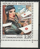 La Communication Bilal 1988 Timbre Neuf** Avec Bord De Feuille N° 2514 - Ungebraucht