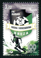 Bosnia And Hercegovina, 2024, 100th Year Of FK "Rudar" Breza (MNH) - Other & Unclassified