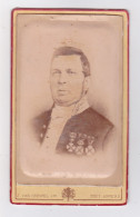 CDV D'un Noble Belge Décoré, J. Van Crewel - Anvers C. 1885/90 - Autres & Non Classés