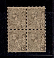 MONACO - N°45 ** - BLOC DE 4 - TB - Unused Stamps
