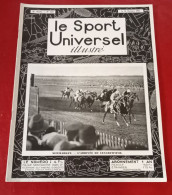 Sport Universel Illustré N°1495 Etalons Bretons Landerneau Chasse Golden Retriever Hippisme Pardubice Stresa Newmarket - 1900 - 1949