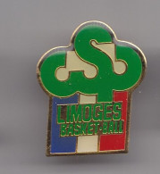 Pin's CSP Limoges Basket Ball Réf 7811JL - Basketball