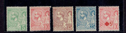 MONACO - N°22/26 * TB - Unused Stamps