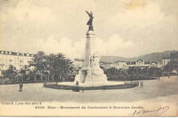 CPA - NICE - MONUMENT DU CENTENAIRE ET NOUVEAU JARDIN - Monuments, édifices