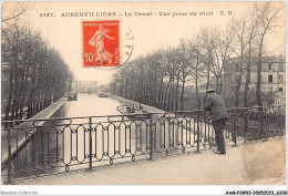 AAMP2-93-0102 - AUBERVILLERS - Le Canal - Vue Prise Du Pont - Aubervilliers